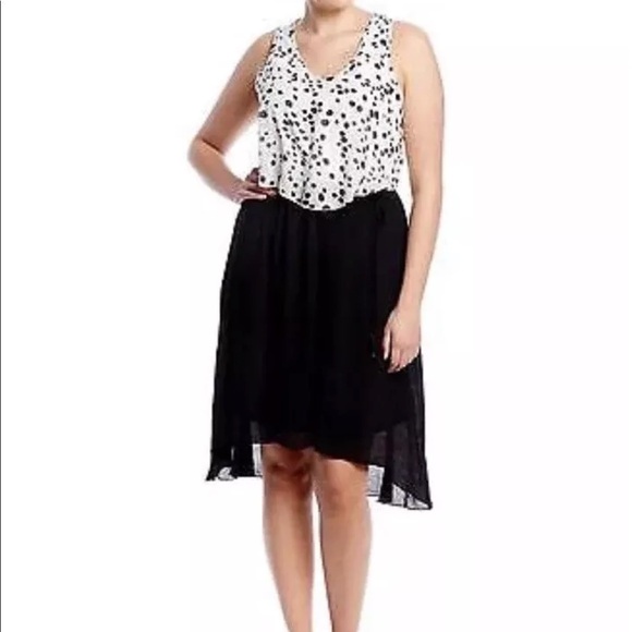 Host pick🎉🎉🎉New with tags dots high low dress 2X summer wedding uneven hem - Picture 3 of 4